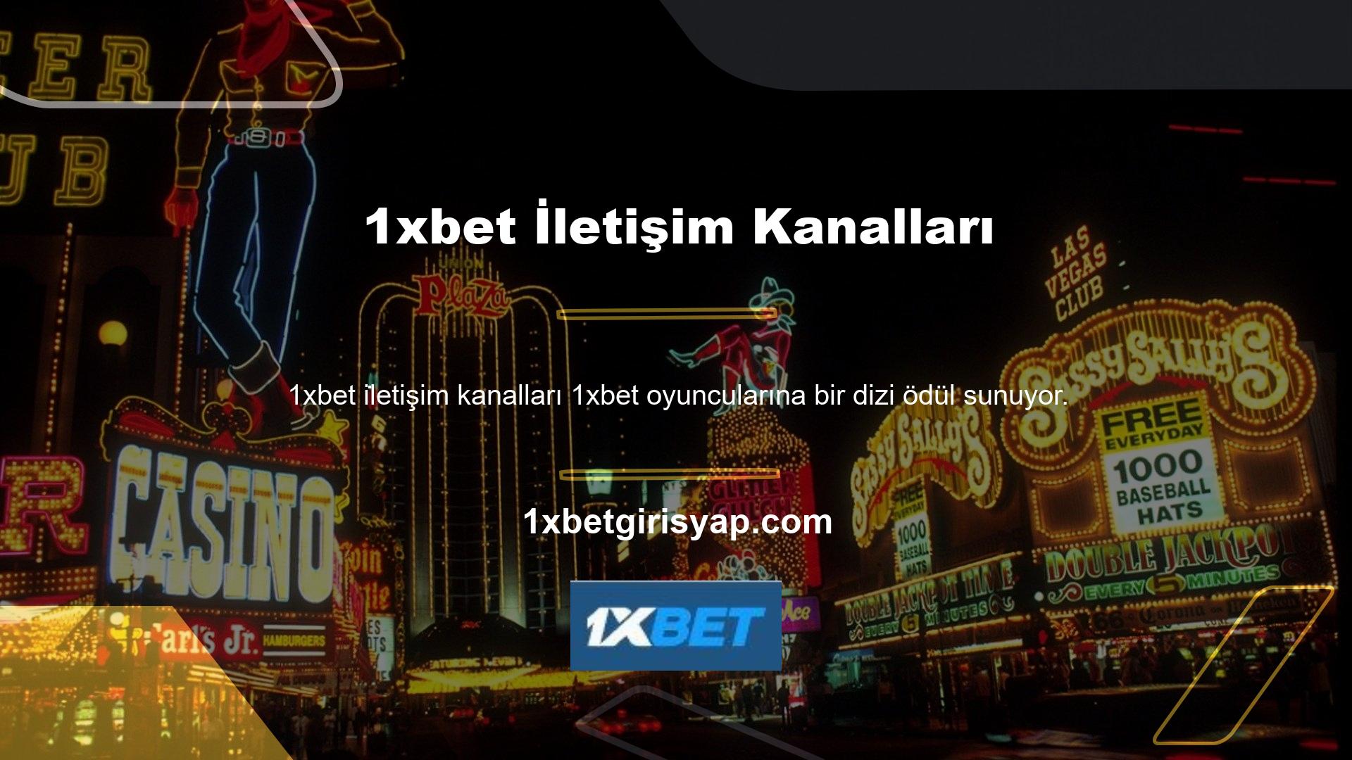 Siteye varır varmaz, ek avantajları kolayca tespit edebilirsiniz